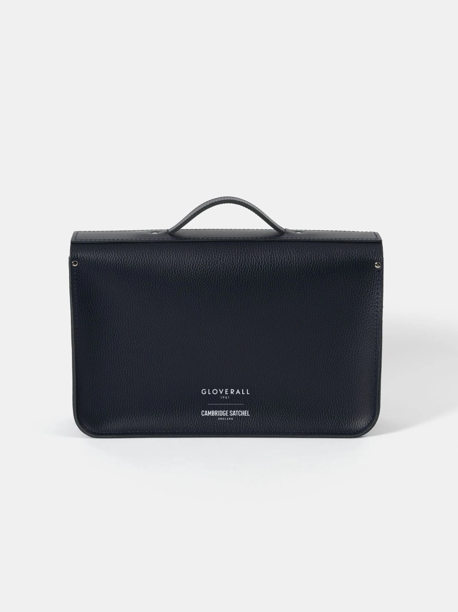 Gloverall X Cambridge Satchel 15 Inch Batchel Navy - Image 3