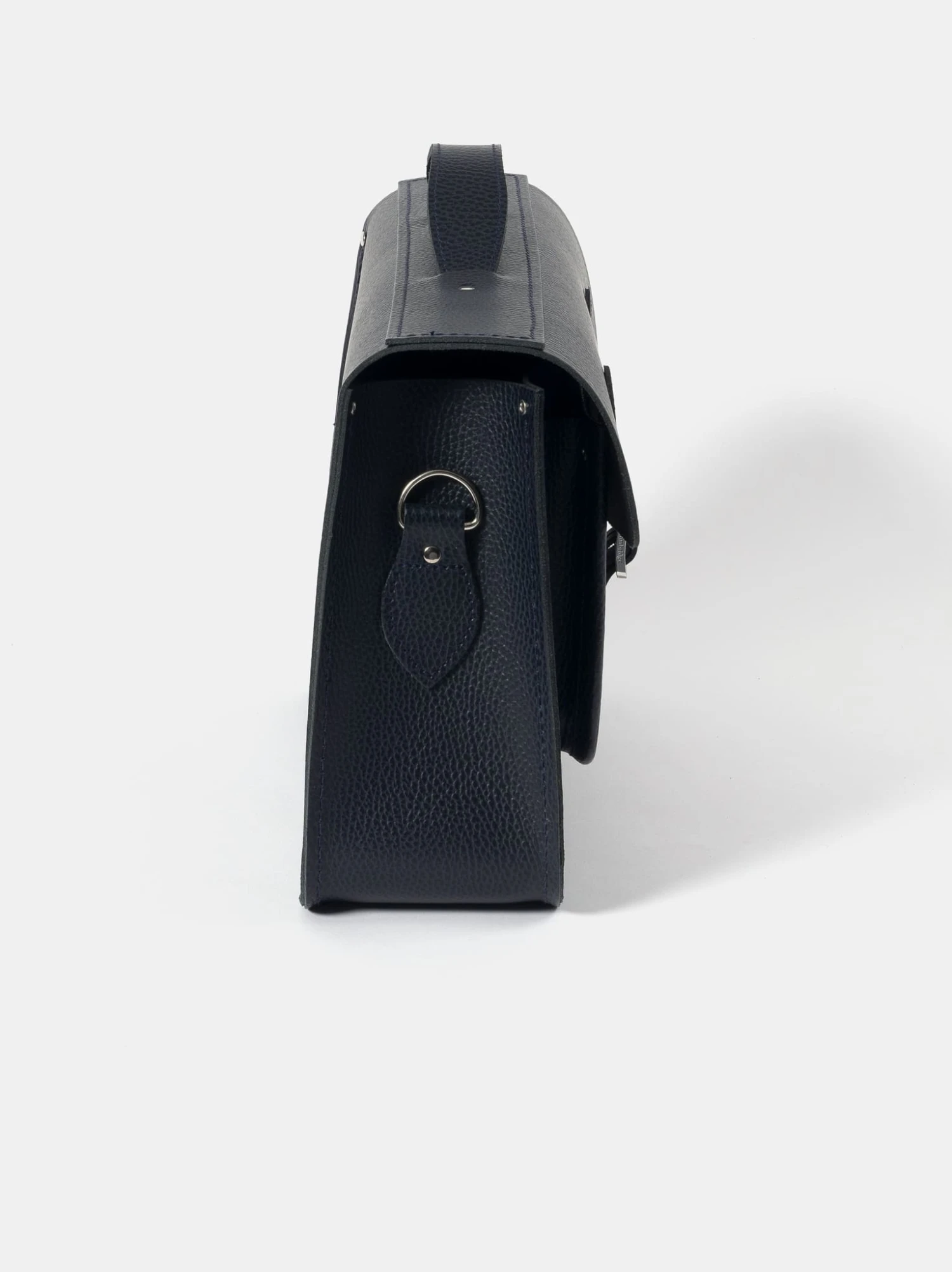 Gloverall X Cambridge Satchel 15 Inch Batchel Navy - Image 4