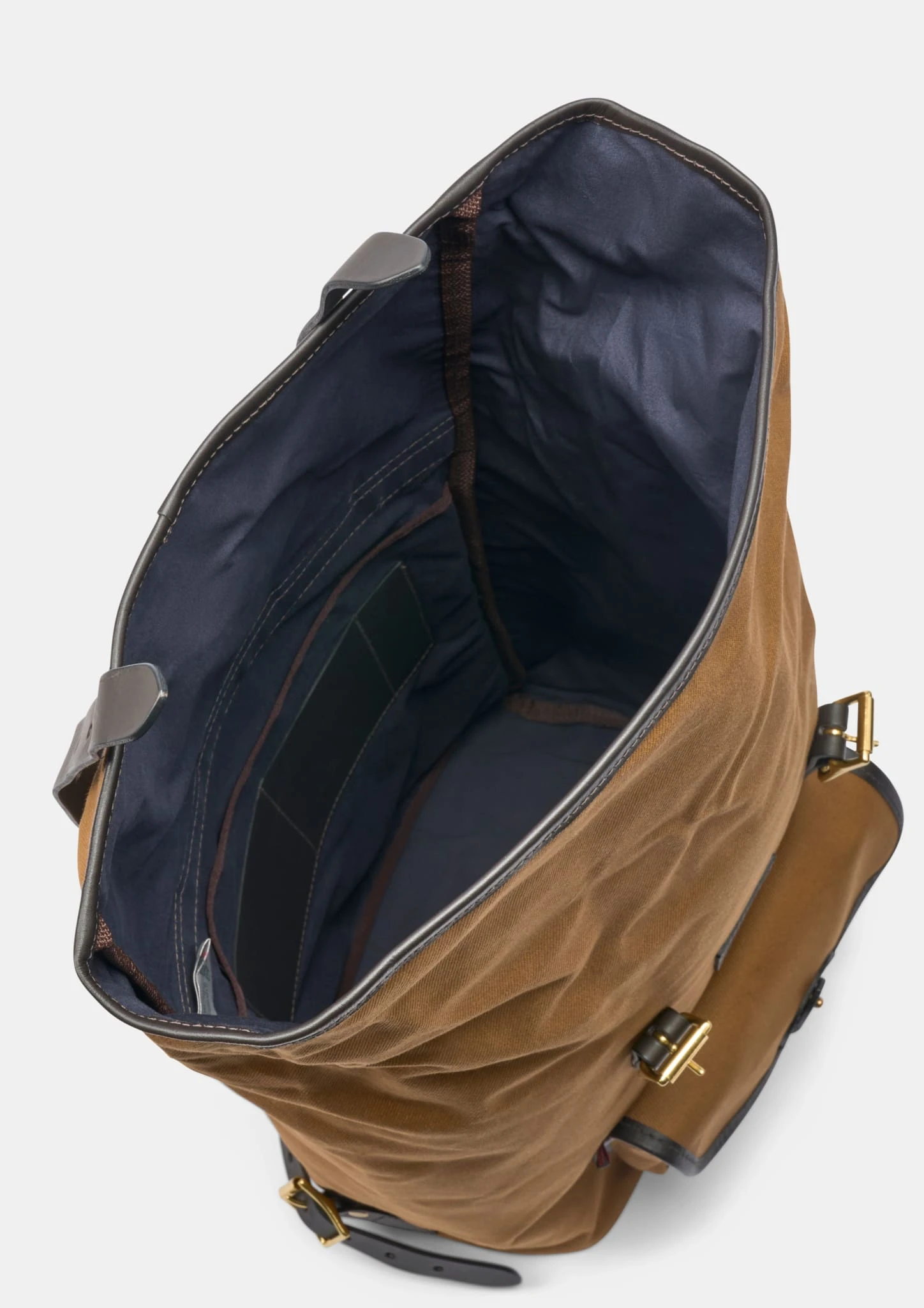 Croots X Gloverall Rolltop Backpack Tan - Image 4