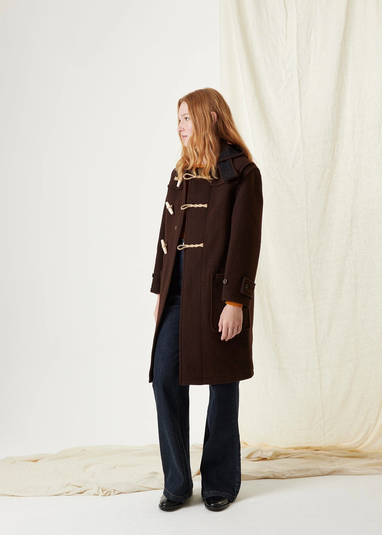 Women's Original Monty Duffle Coat Brown - Image 4