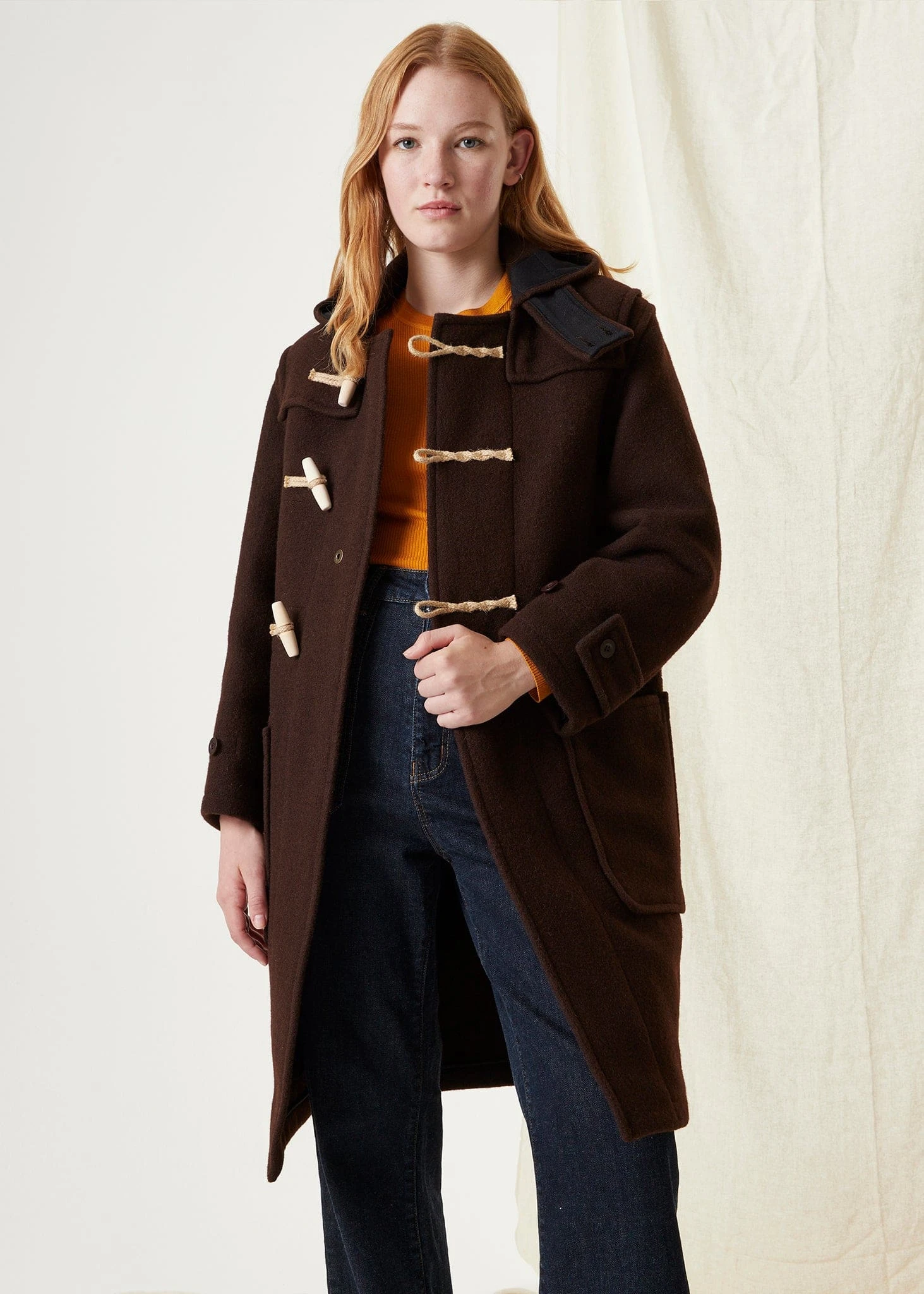 Women's Original Monty Duffle Coat Brown - Image 3