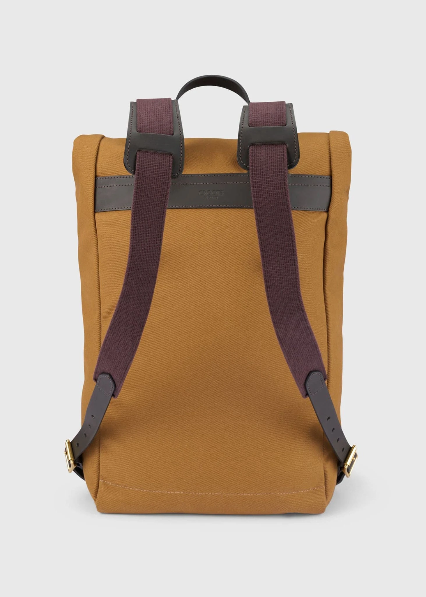 Croots X Gloverall Rolltop Backpack Tan - Image 3