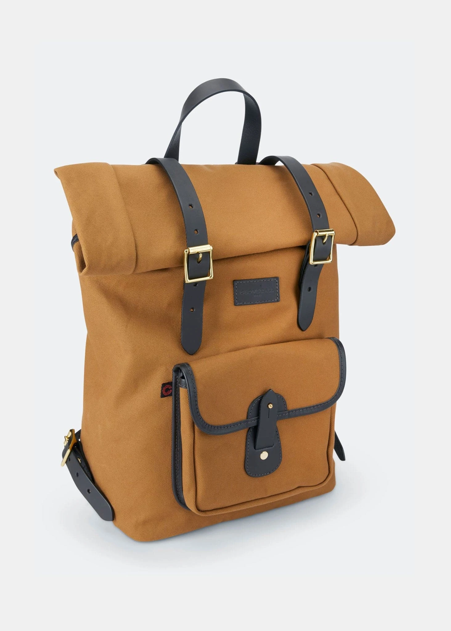 Croots X Gloverall Rolltop Backpack Tan - Image 2