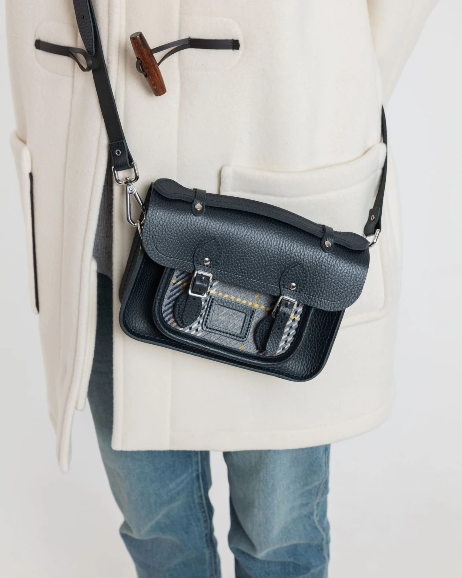 Gloverall X Cambridge Satchel The Mini Navy - Image 8