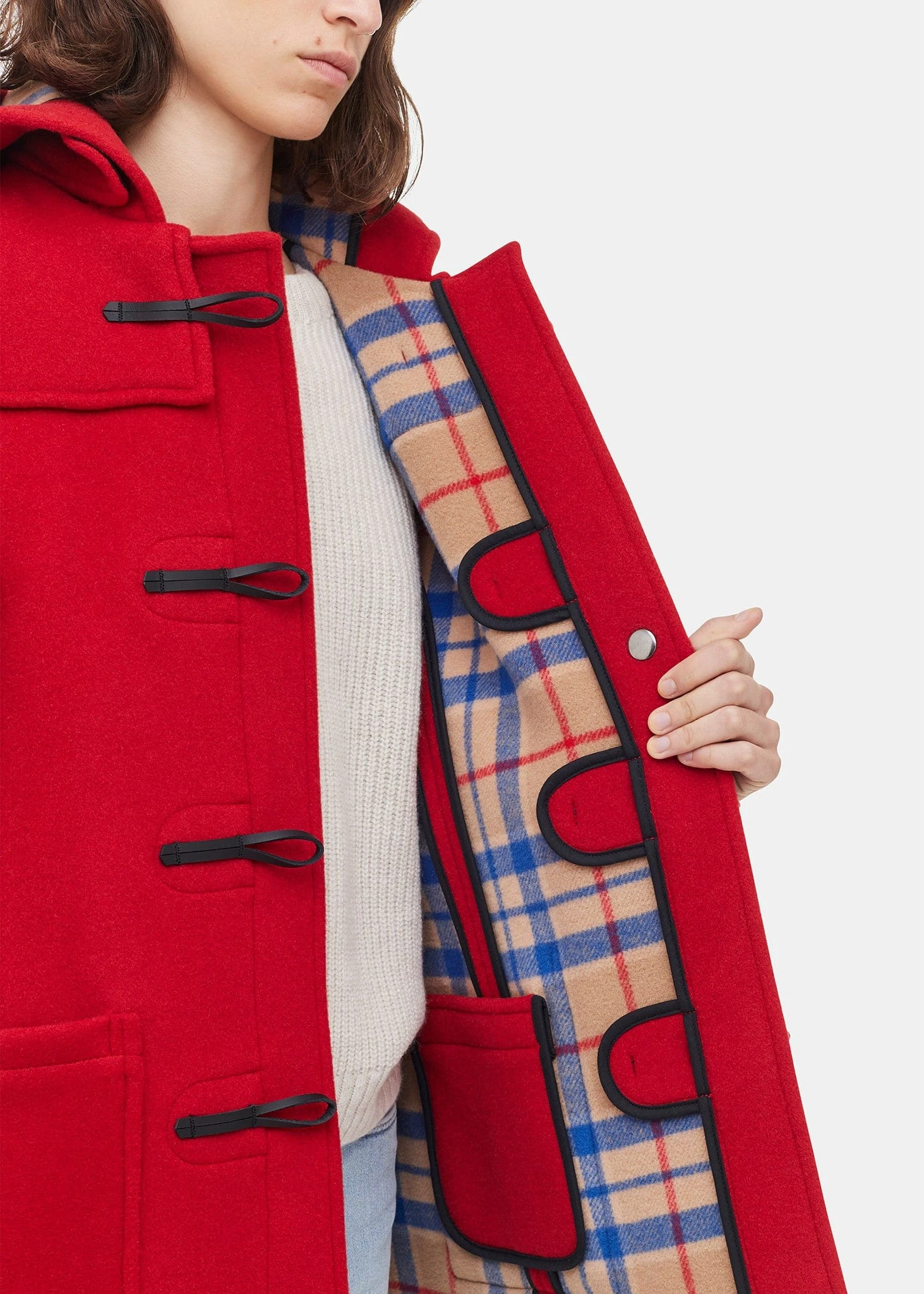 Short Slim Fit Duffle Red Thomson - Image 2