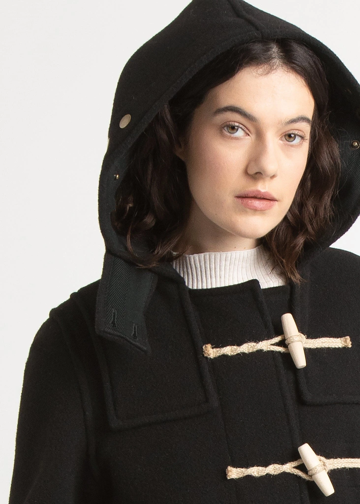 Women's Original Monty Duffle Coat Black - Image 4