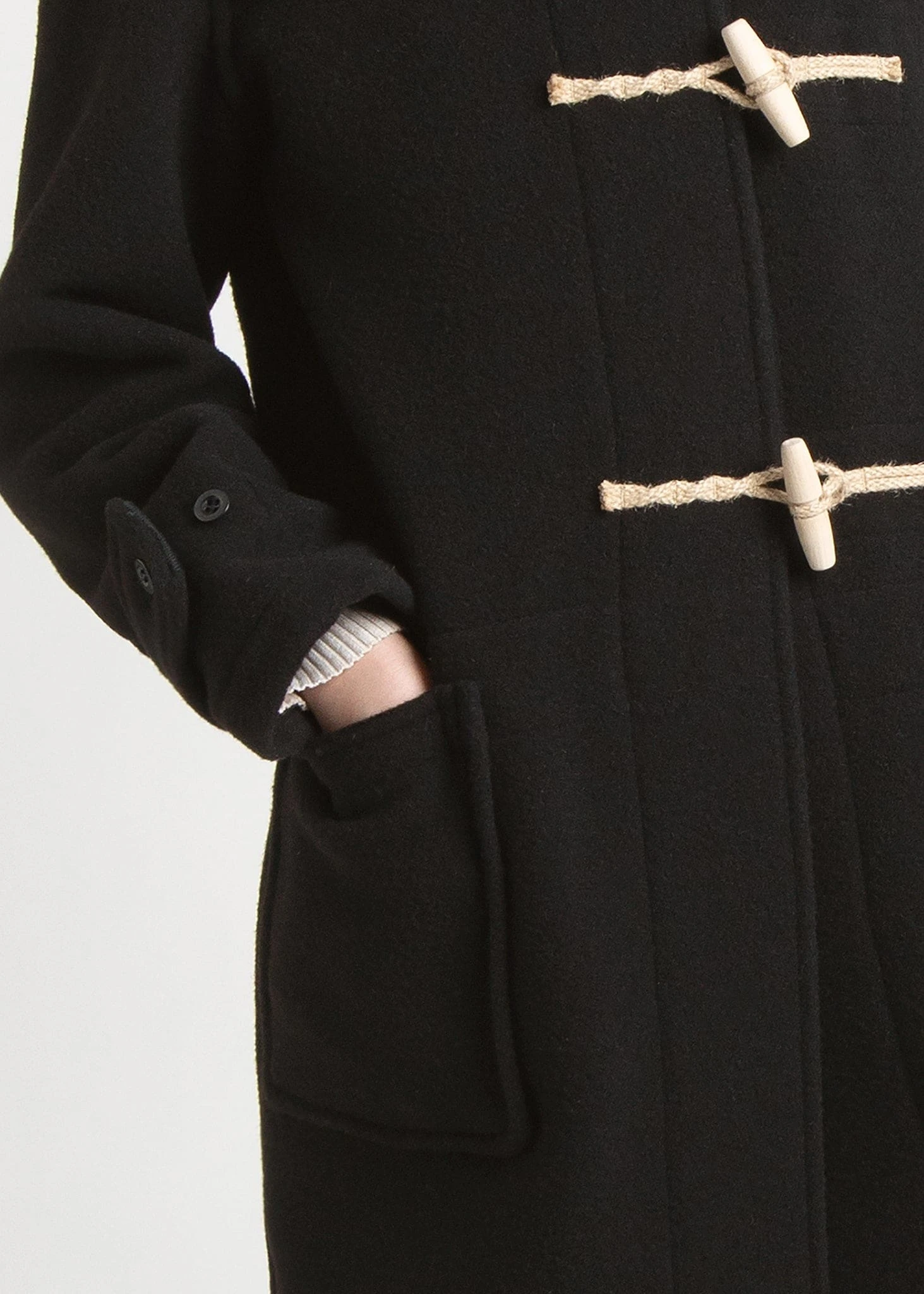 Women's Original Monty Duffle Coat Black - Image 2