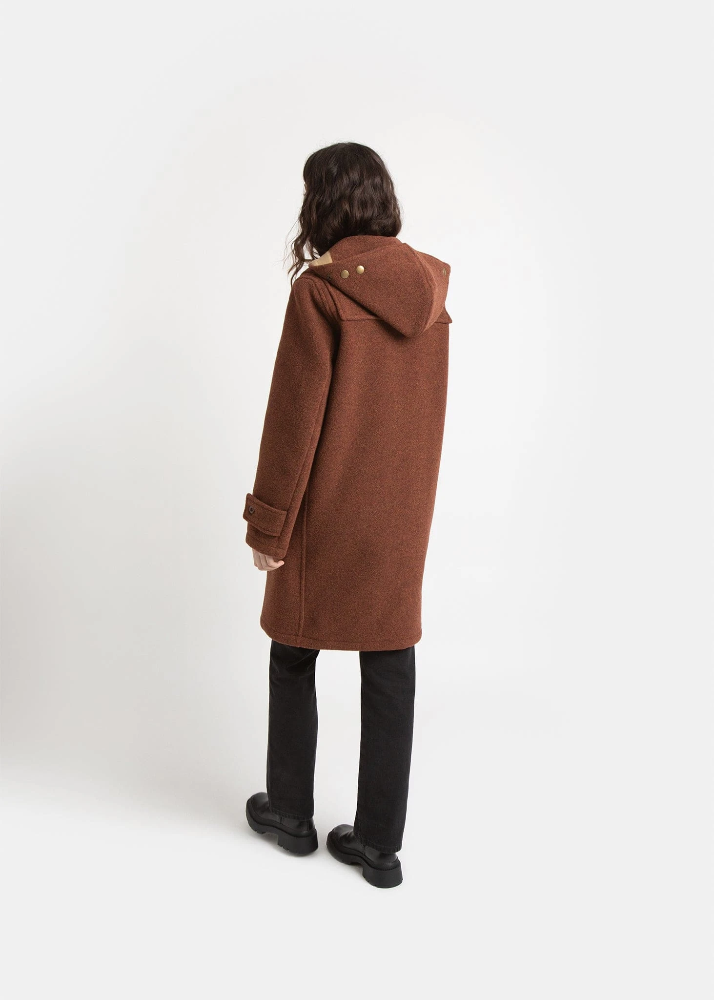Women's Original Monty Duffle Coat Rust - Image 6