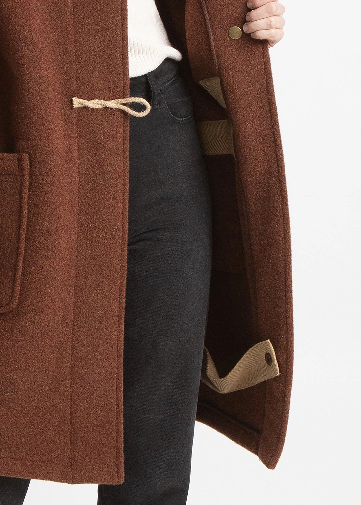 Women's Original Monty Duffle Coat Rust - Image 2