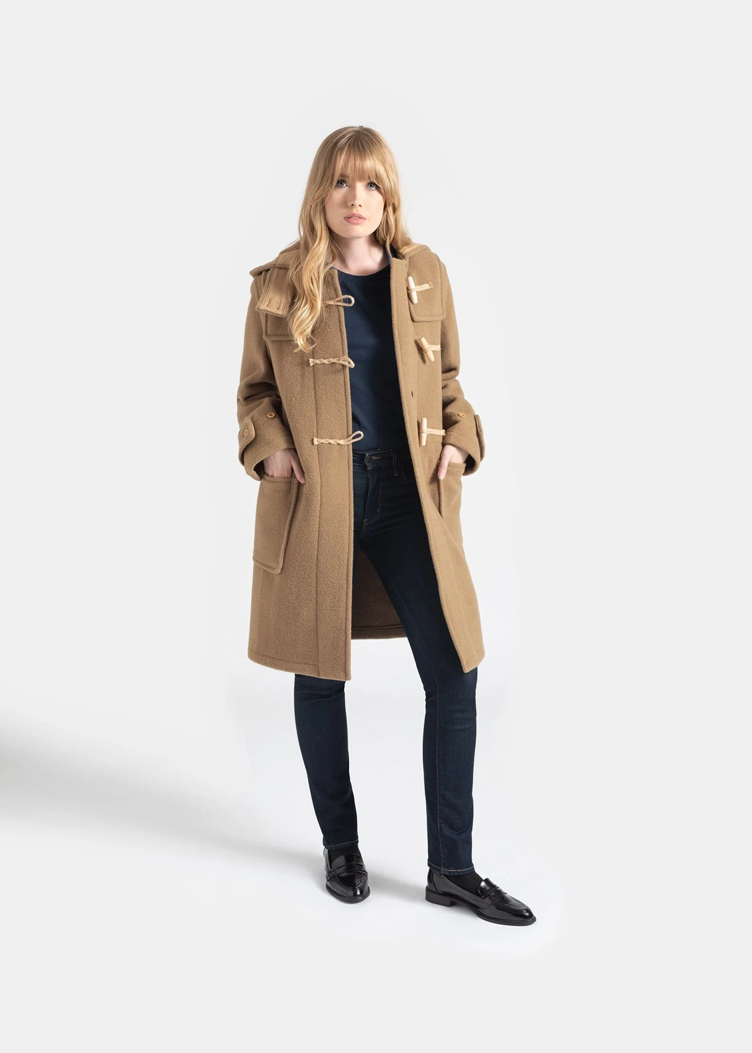Women's Original Monty Duffle Coat Camel - Image 4