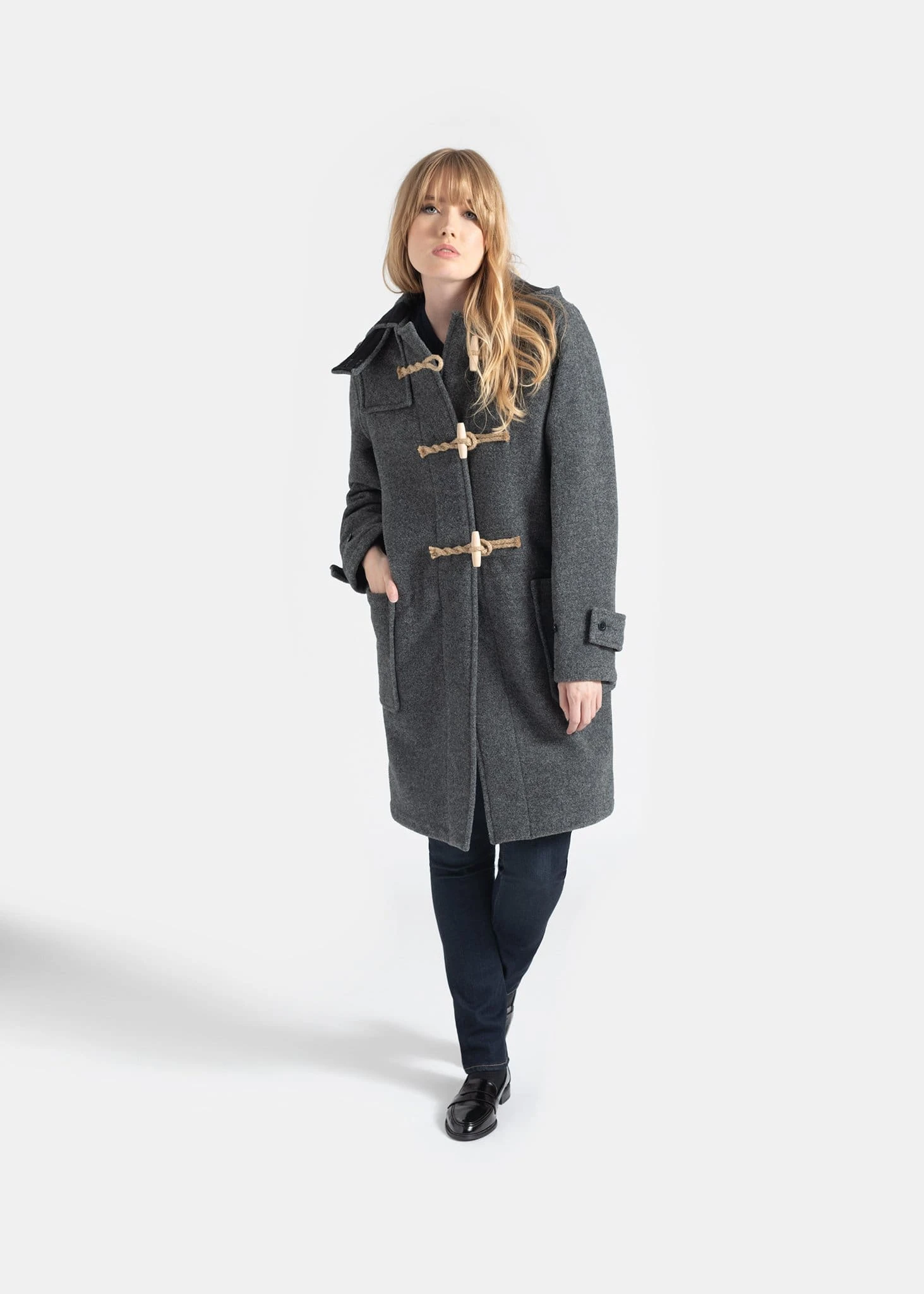 Women's Original Monty Duffle Coat Grey - Image 2