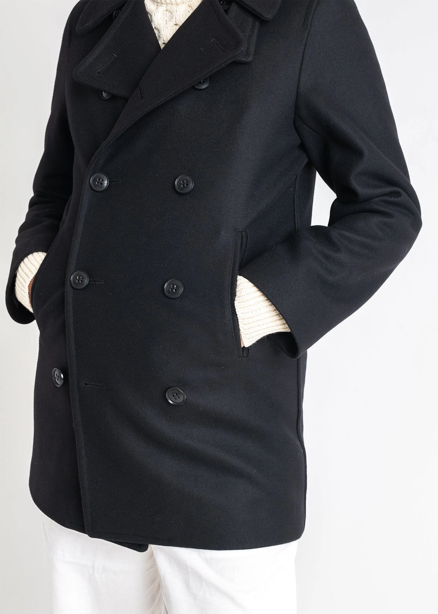 Ellen Peacoat Black - Image 6