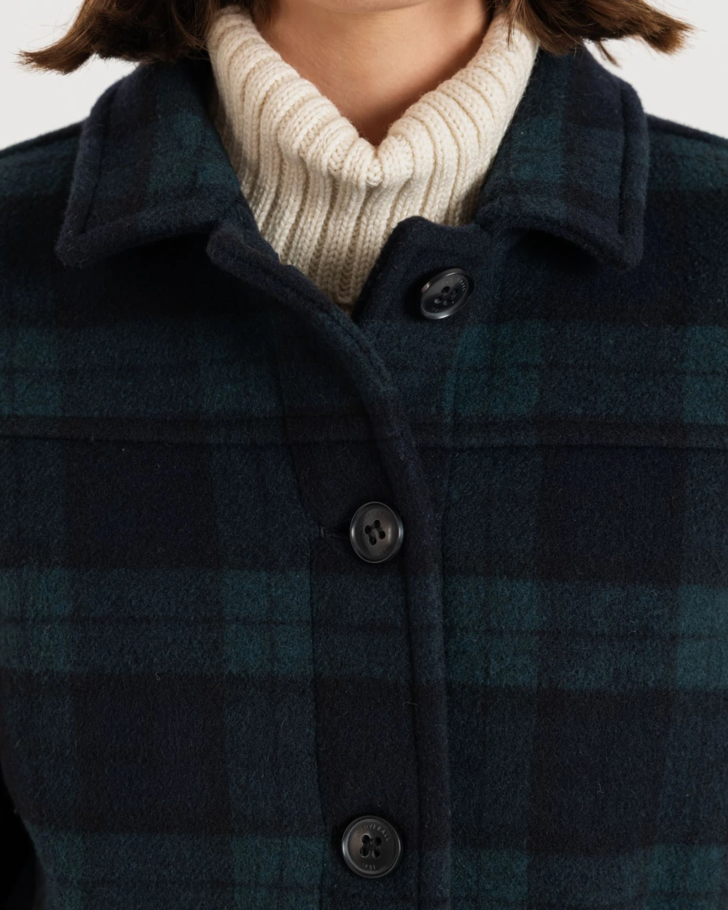 Women's George Jacket Blackwatch Navy - Image 3