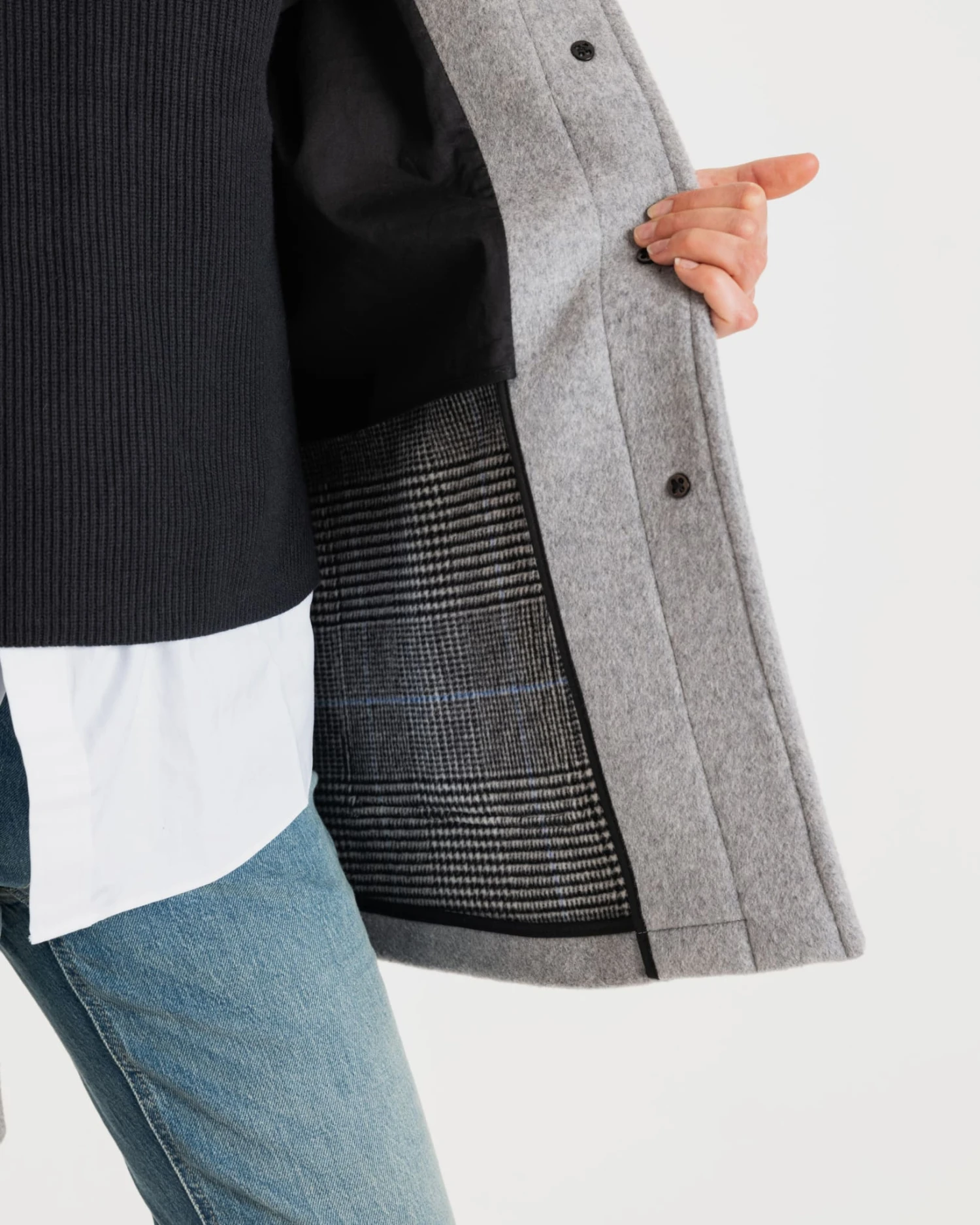 Women's George Jacket Silver Prince Of Wales - Image 3