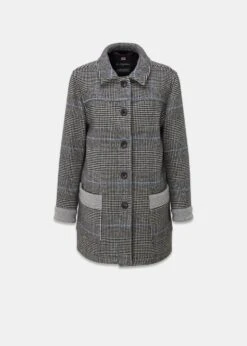 Women's George Jacket Prince Of Wales Silver