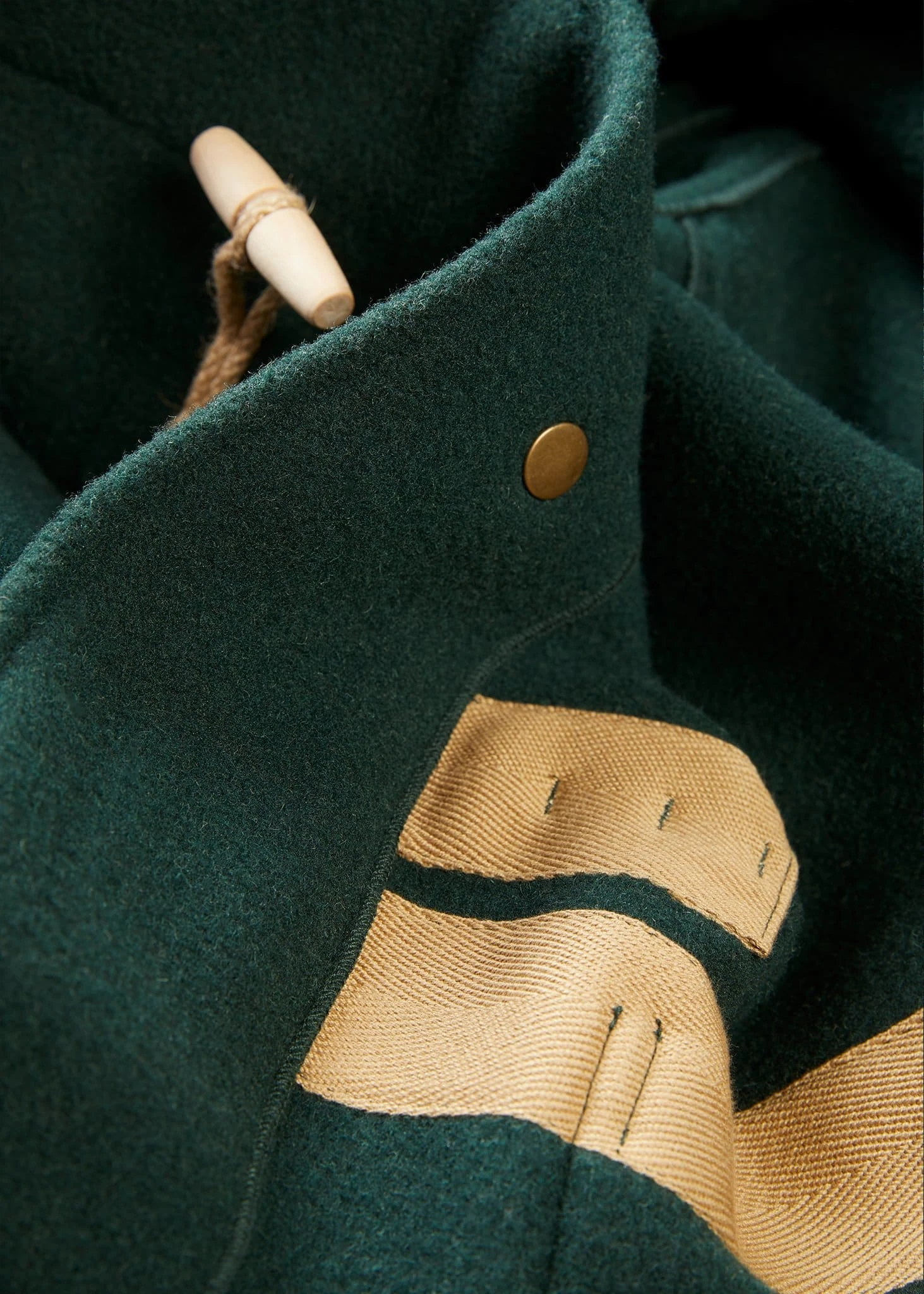 Women's Original Monty Duffle Coat Pine Green - Image 3