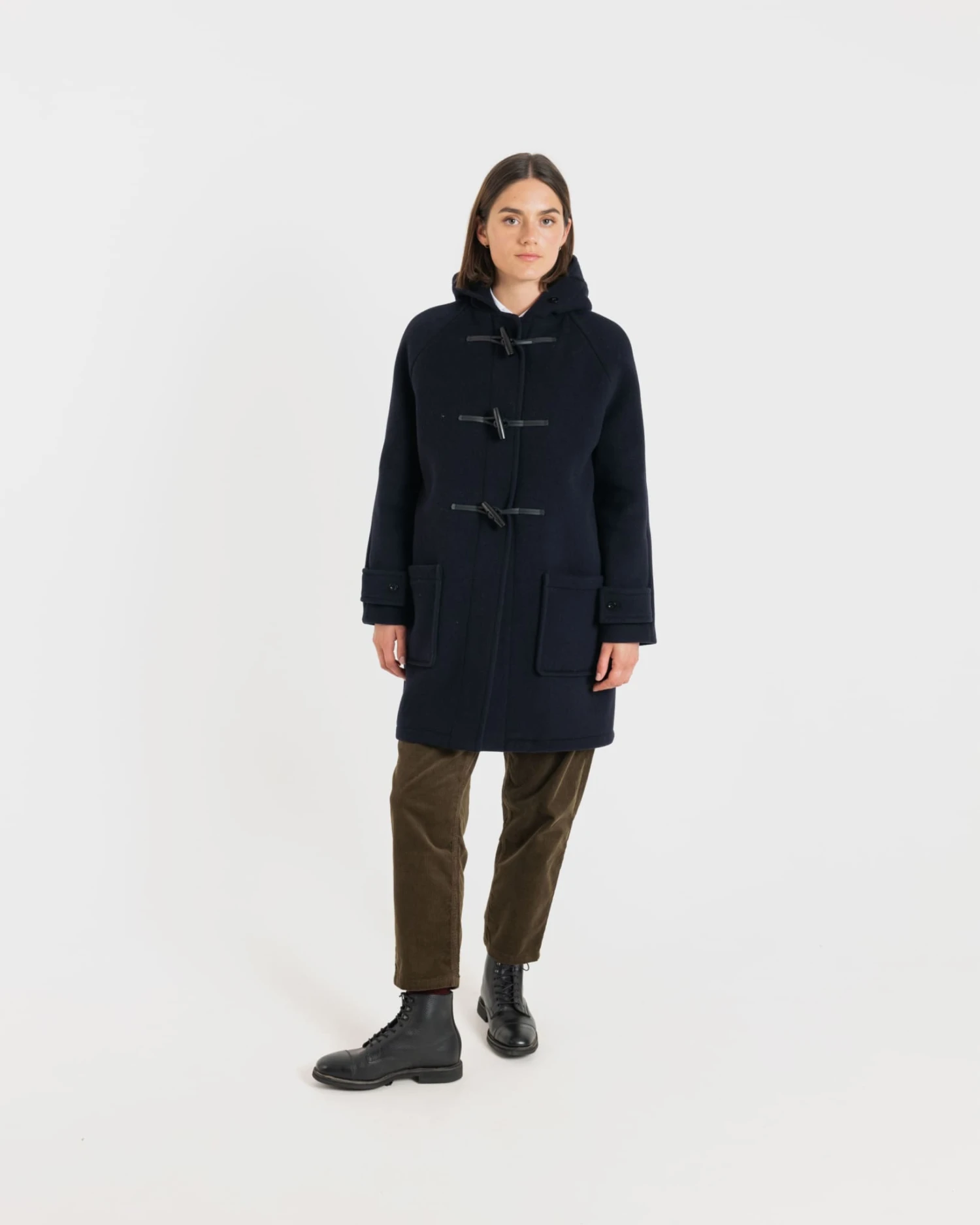 Eleanor Duffle Coat Navy - Image 6