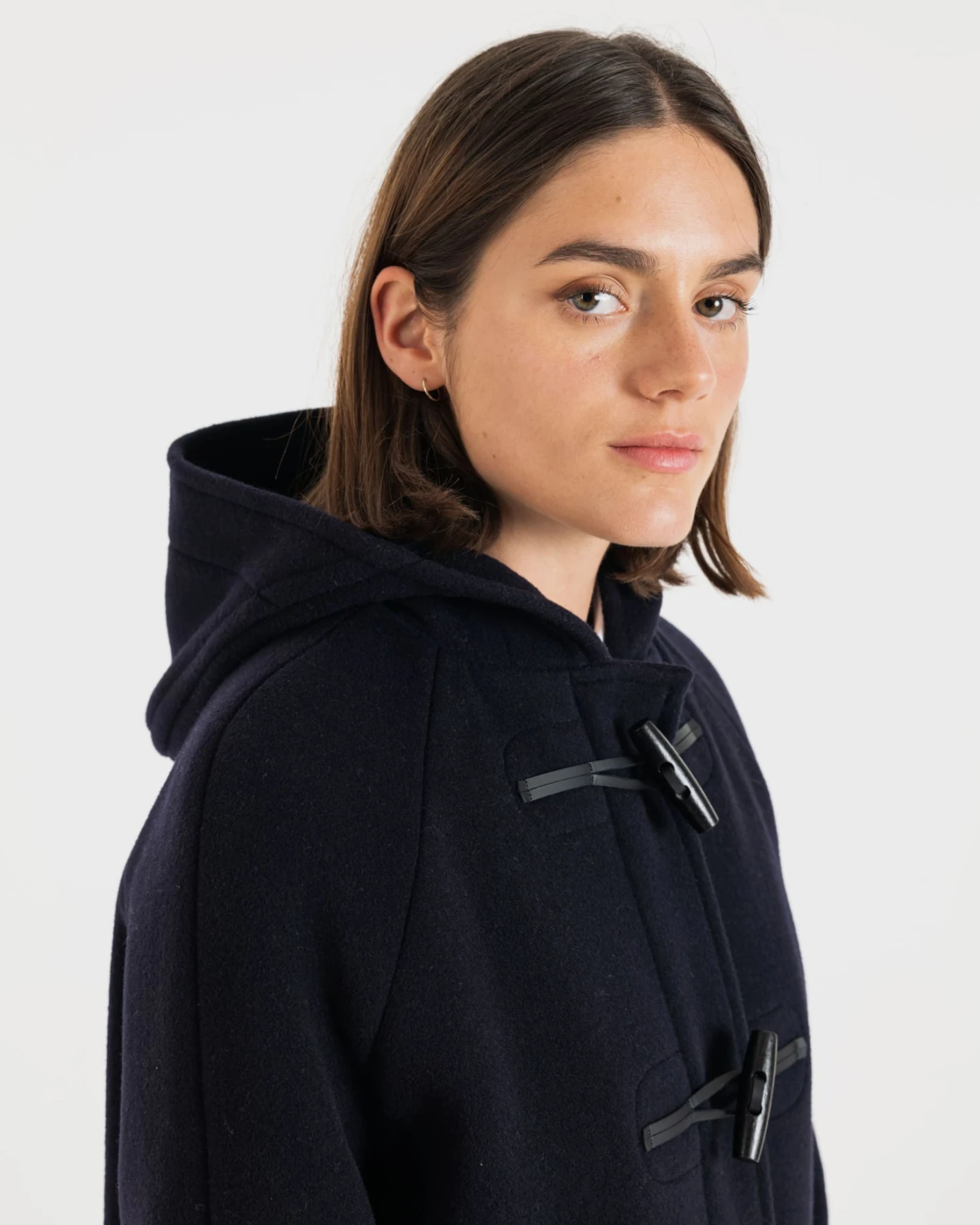 Eleanor Duffle Coat Navy - Image 4