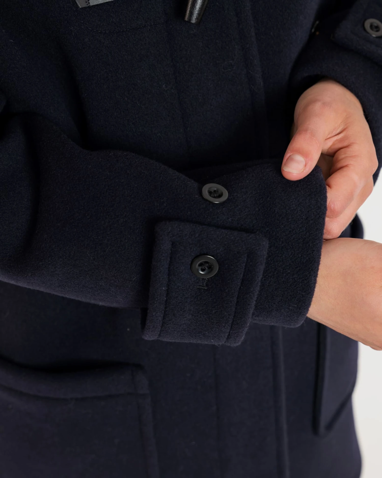 Eleanor Duffle Coat Navy - Image 3